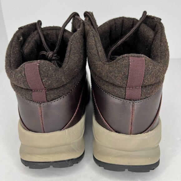 Khombu Mens 1323899 Nick Brown Leather Lace Up Ankle Size 9 M Hiking Boots - Picture 5 of 9